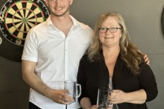 CVMBL Top Female player Lesa Ogden  | CVMBL Top Male player Daylon Hicks 